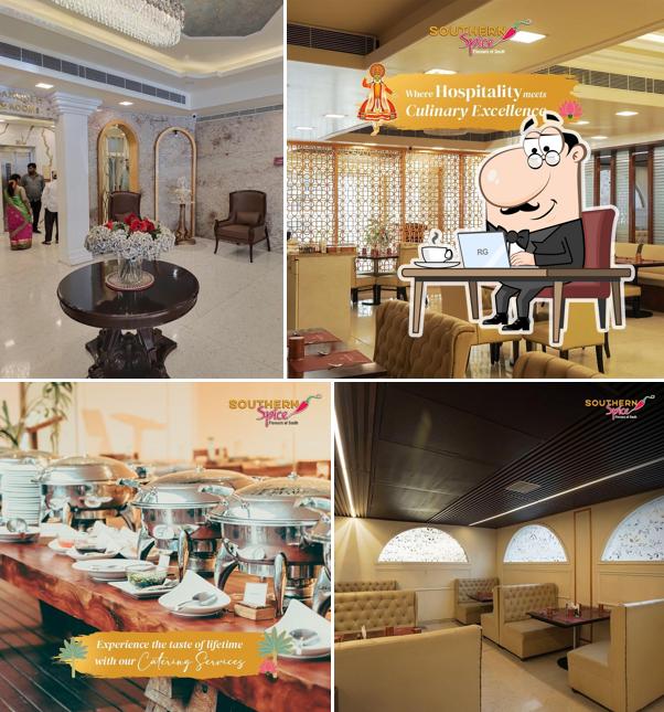 The interior of Southern Spice -Flavours of South