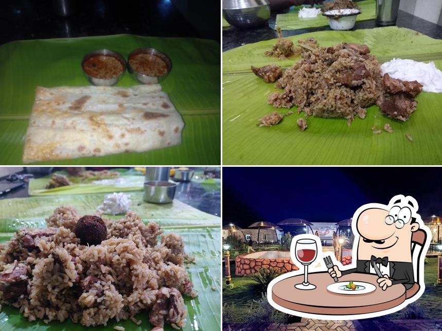 Food at Dindigul Velu Briyani