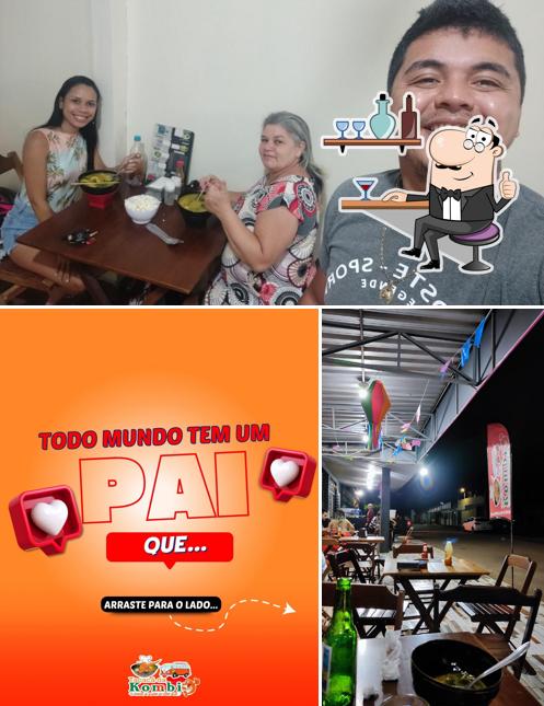 O interior do Tacacá da Kombi ll (zona sul)
