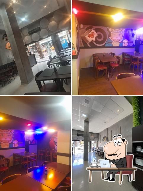 Veja imagens do interior do Gami Gami Sushi