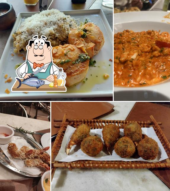 Salmão grelhado em Bêra Gastronomia