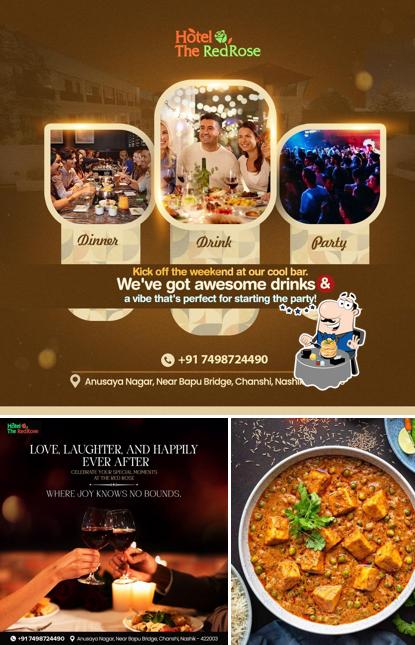 Meals at Hotel The Red Rose Bar & Lodging
