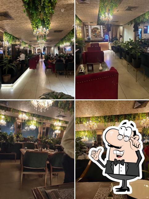 The interior of Sizzling Darbar