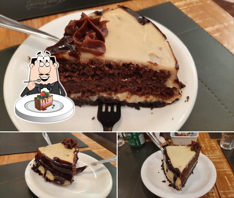 Bolo de chocolate em Alemã