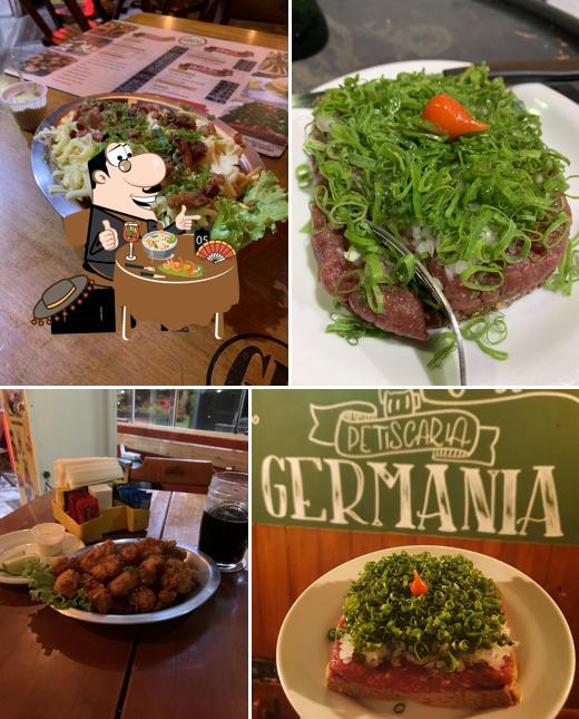 Platos en ON Pizza Bar
