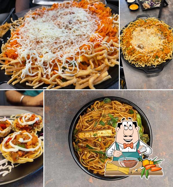 Spaghetti bolognese at Trishiv Chinese Bistro Corner - VEG JAIN CHINESE PIZZA PASTA RESTAURENT
