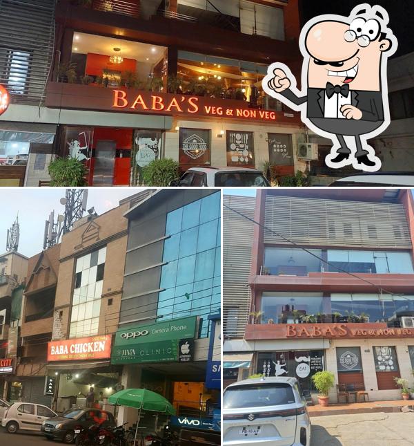 You can get some fresh air at the outside area of Baba Chicken