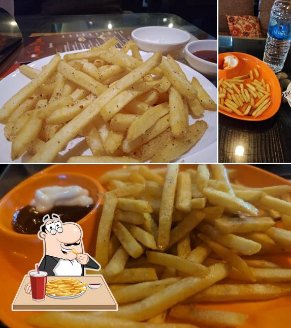 French fries at Jumpin Beans Cafe & Restaurant