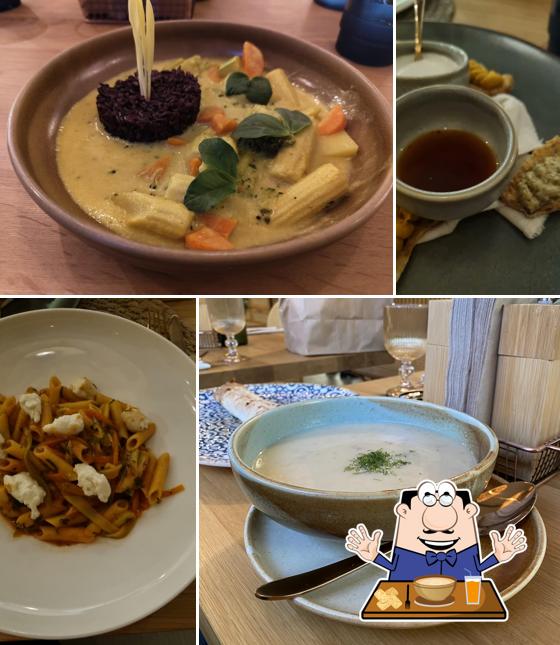 Soupe de palourdes à Vita Rama Vegan Restaurant