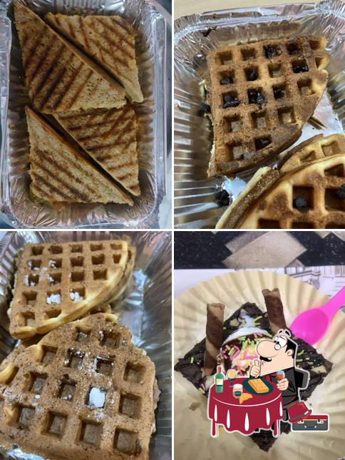 Waffles at 2Chefs cafe