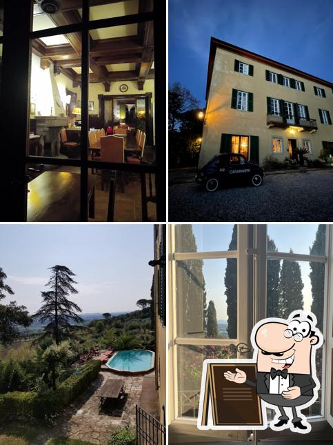Puoi goderti l'aria fresca dal dehors di Villa Pedone