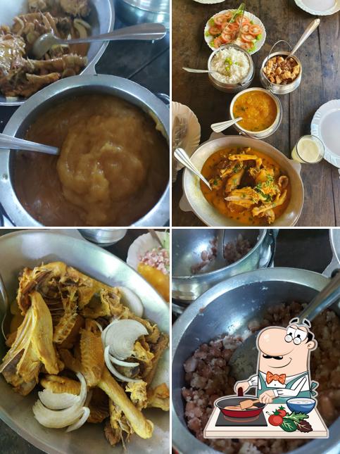 Curry de frango em Pousada e Restaurante do Vaninho