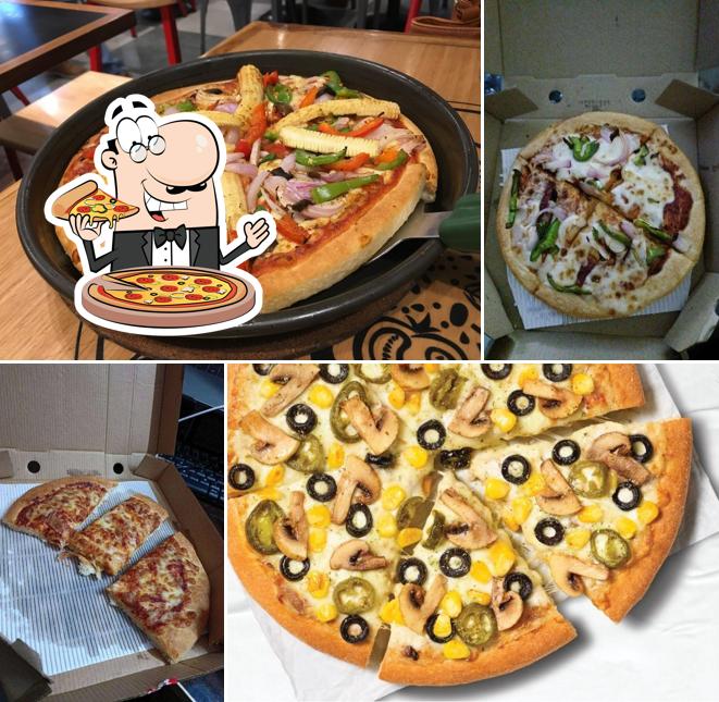 Try out different kinds of pizza