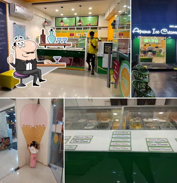 Check out how Apsara Ice Creams looks inside