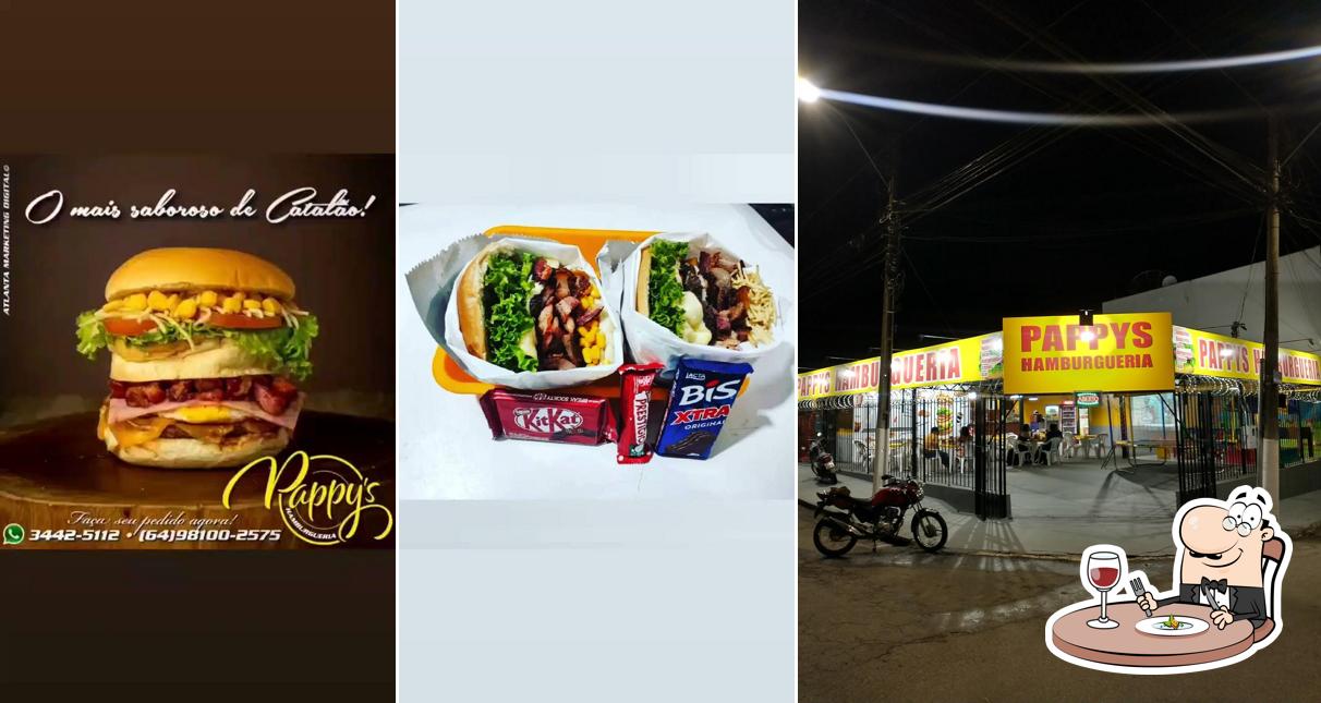 Comida em Pappy's Lanches