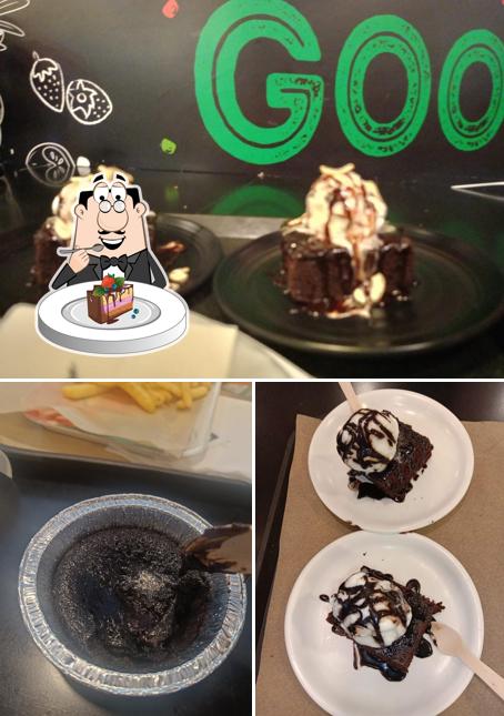 Chocolate cake at The Exotic Grill