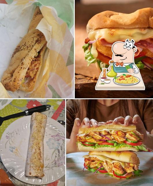 Sandwich de porc effiloché à Subway