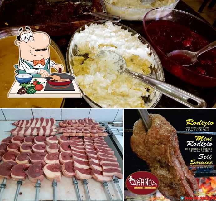 Curry de frango em Churrascaria e Lanchonete Varanda