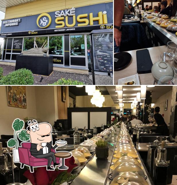 L'intérieur de Sake Sushi