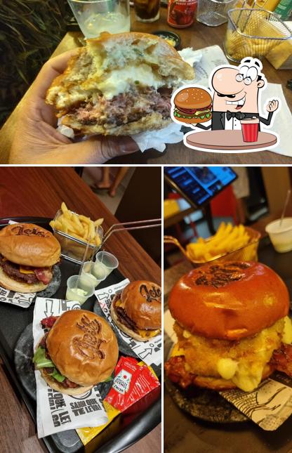 Os hambúrgueres do LETS BURGUER irão satisfazer uma variedade de gostos