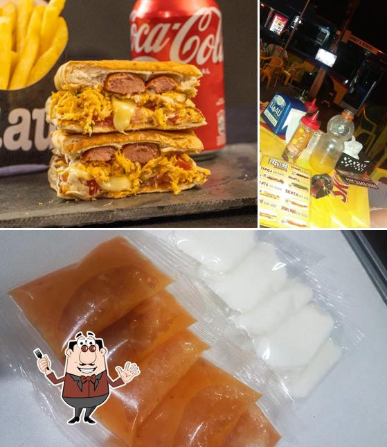 Comida em Luau Lanches