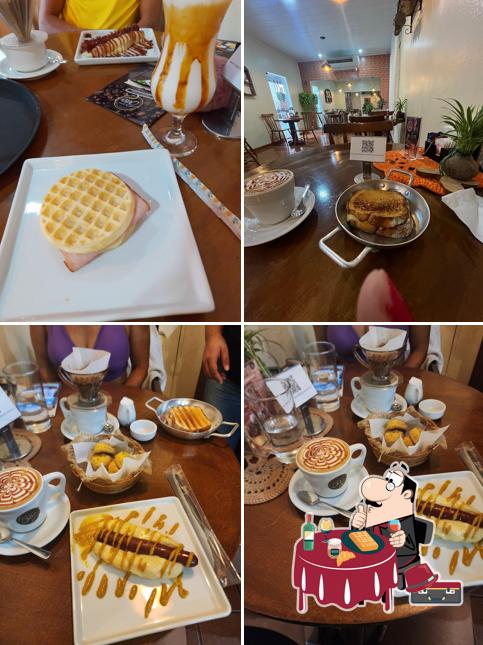 Waffles em Cafeteria - Cheirin Bão
