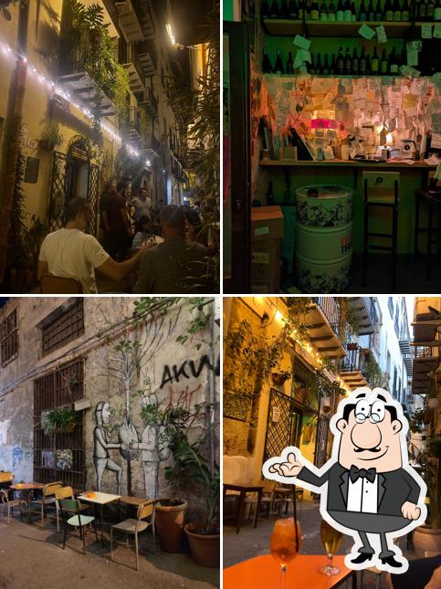 Gli interni di Botanico Bar