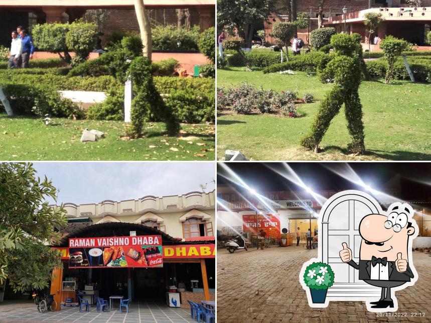 You can get some fresh air outside Raman Vaishno Dhaba