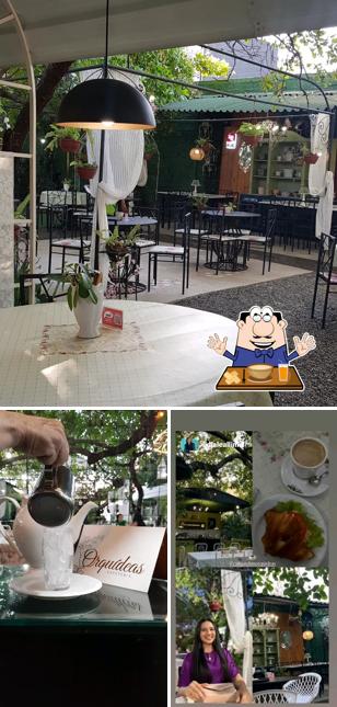 Comida em Café Jardim Orquídeas