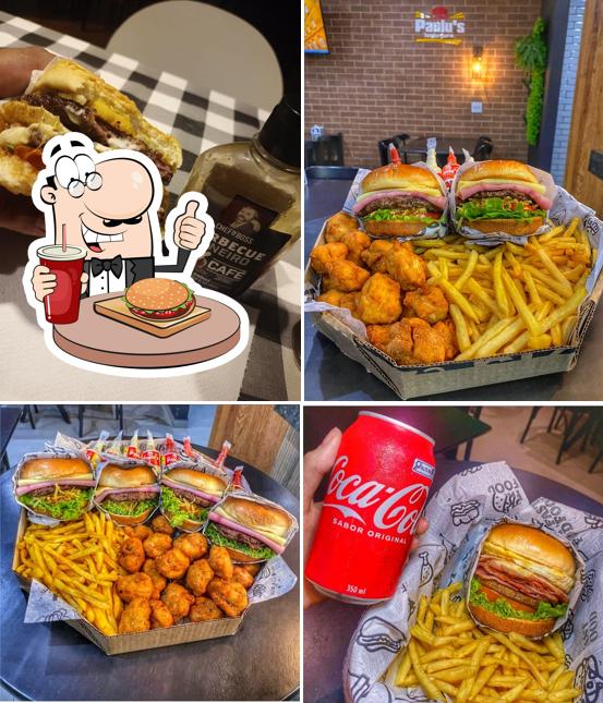 Os hambúrgueres do Paulu's Hamburgueria & Delivery em Muriaé irão saciar diferentes gostos