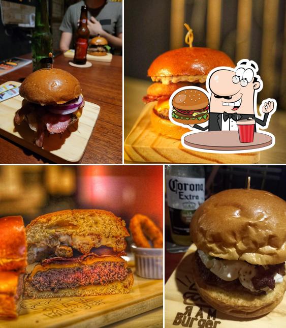 Delicie-se com um hambúrguer no Hamburgueria Nareia Burger