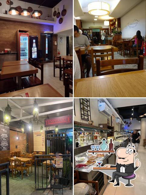 O interior do Temperarte Posto 6