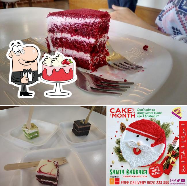Red velvet cake at Oh my cake