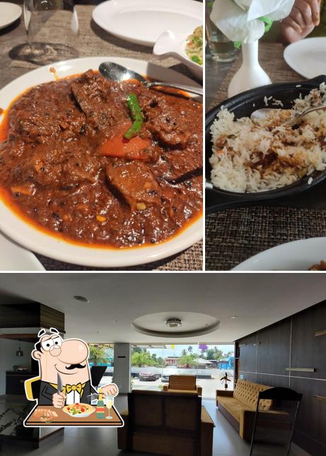 The picture of food and exterior at Ambal Regency