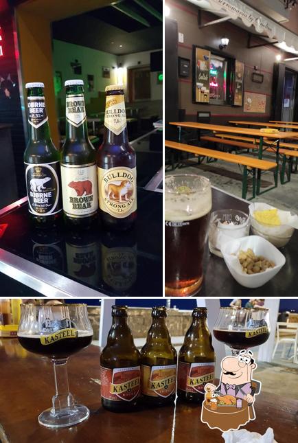 Puoi goderti un rinfrescante bicchiere di birra chiara o scura