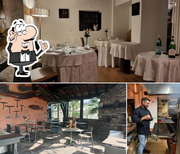 Gli interni di Locanda Motto del Gallo