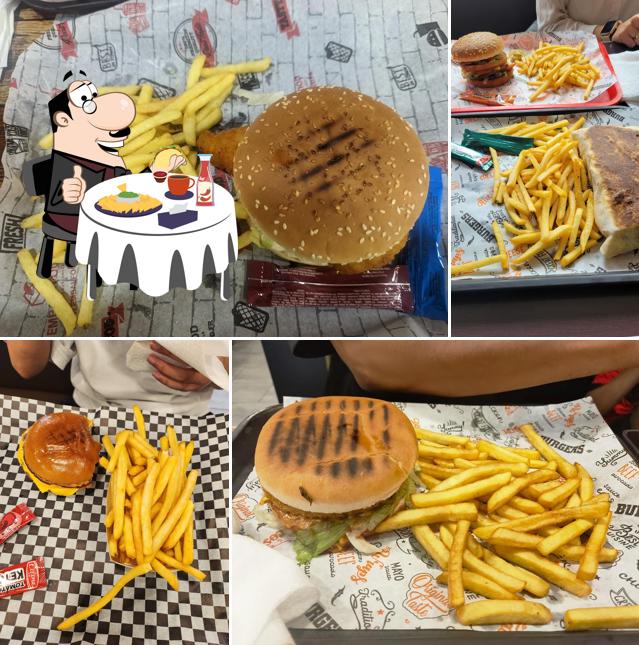 Commandez un hamburger à ORIGINAL FOOD