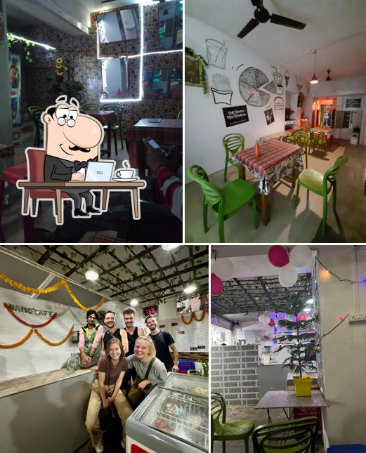 The interior of namo cafe