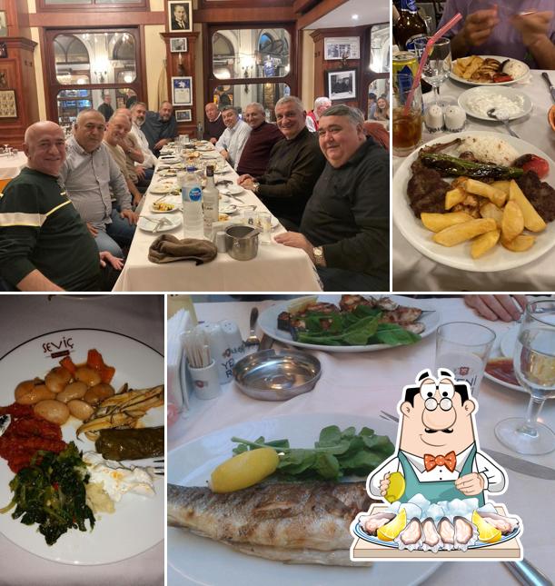 Huîtres à Seviç Restoran Bayram'ın Yeri