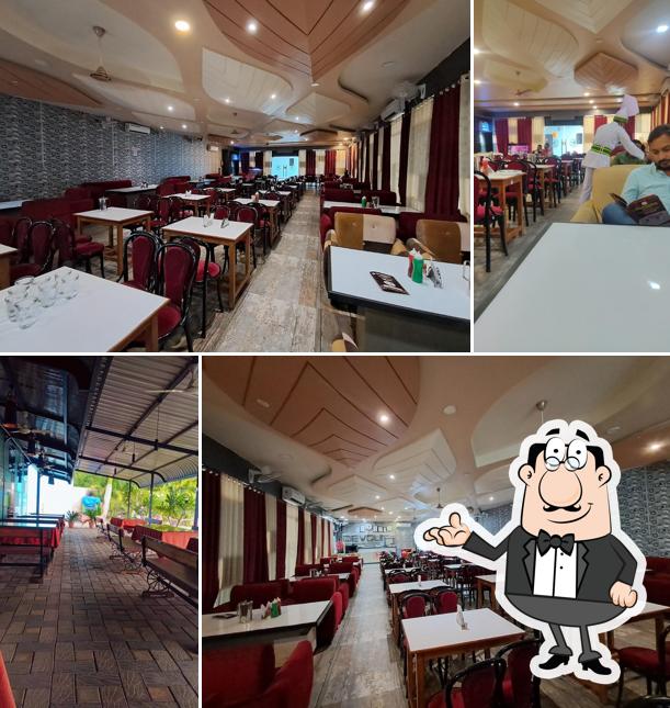 The interior of Indian Coffee House Shahdol