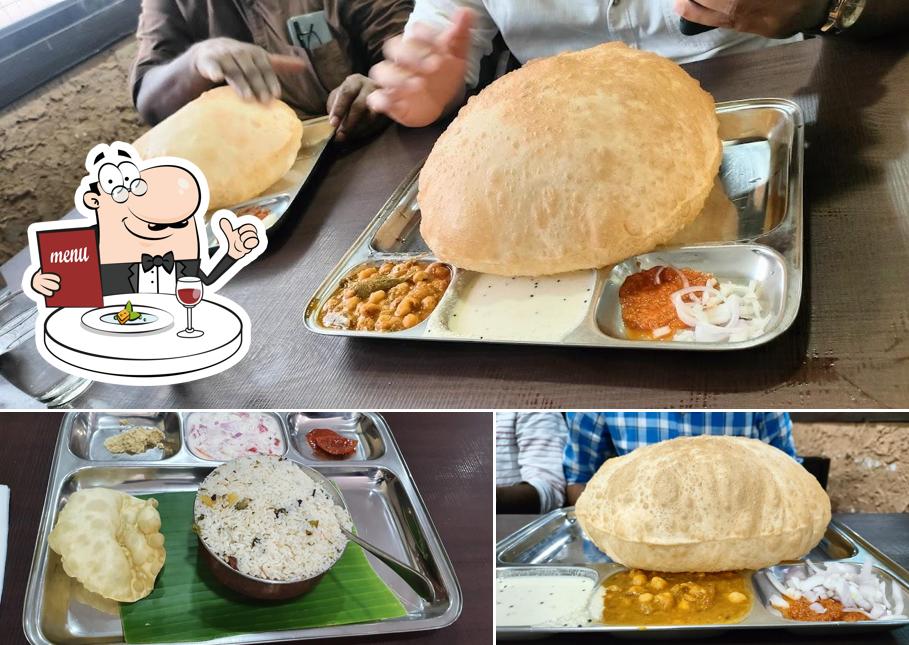 Chole bhature at UDUPI BHAVAN