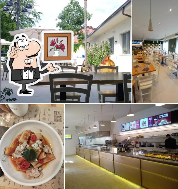 Gli interni di Tre tempi Ristorante a monza