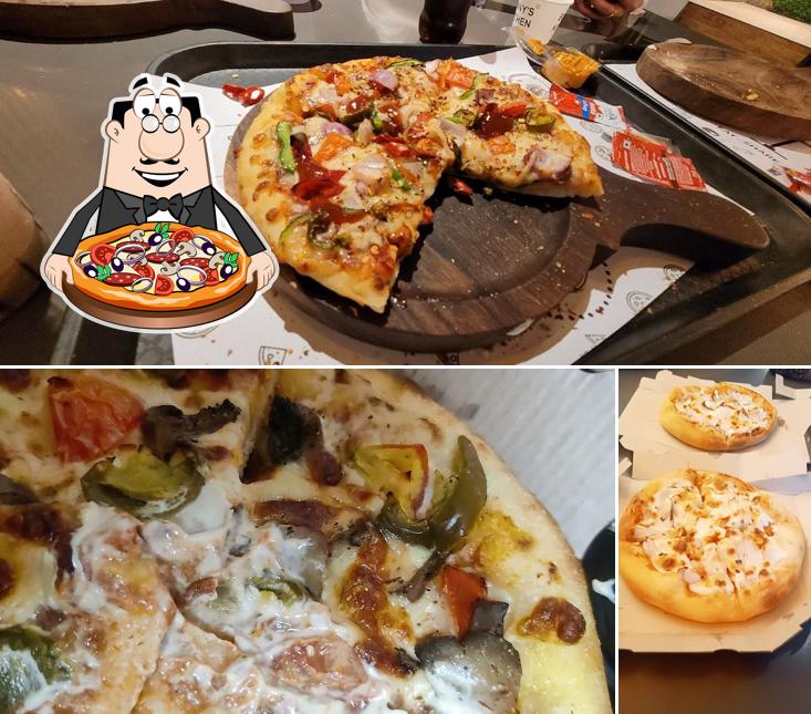 Order pizza at Bunny's kitchen