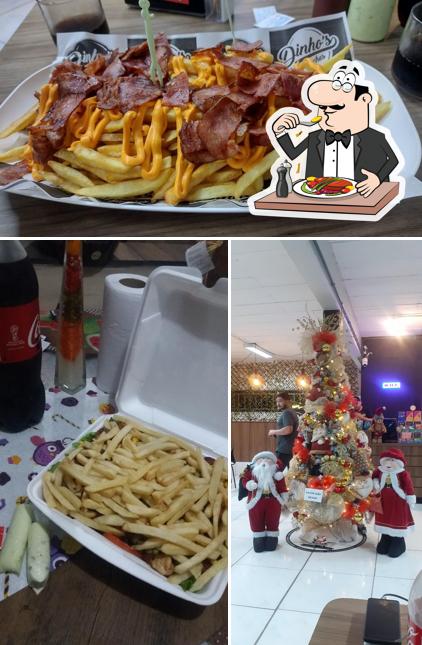 Platos en Dinho's Lanches