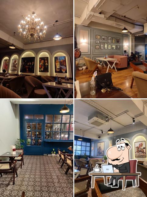 The interior of Cafe Helados