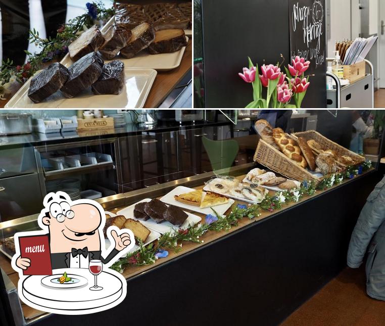 Questa è la immagine che raffigura la cibo e esterno di Restaurant Wyden