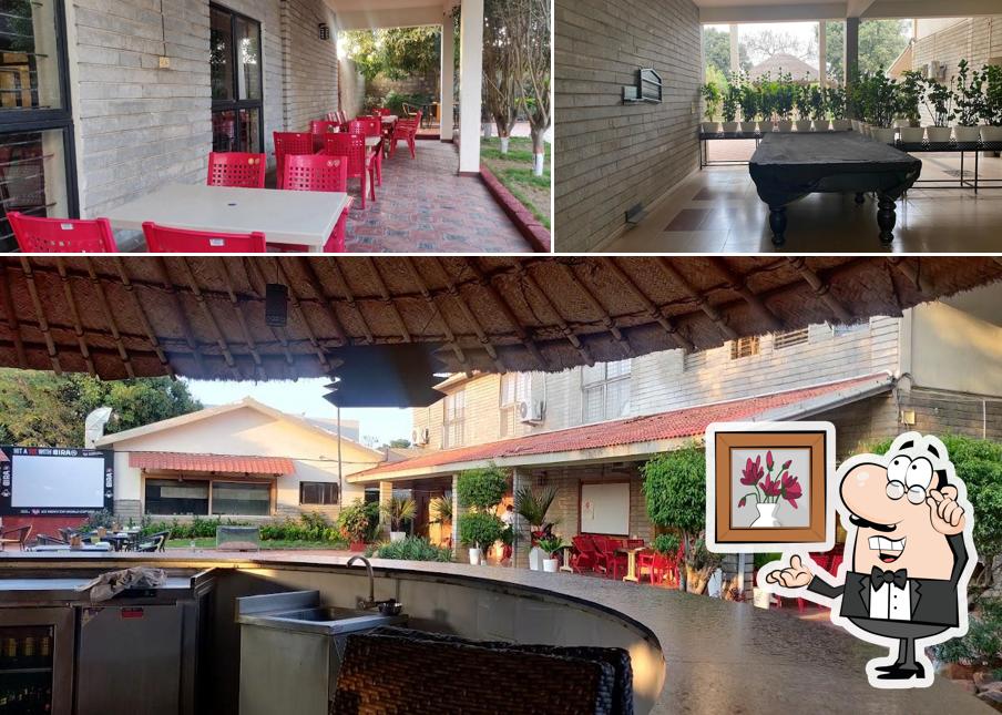 Take a seat at one of the tables at DVG Socials