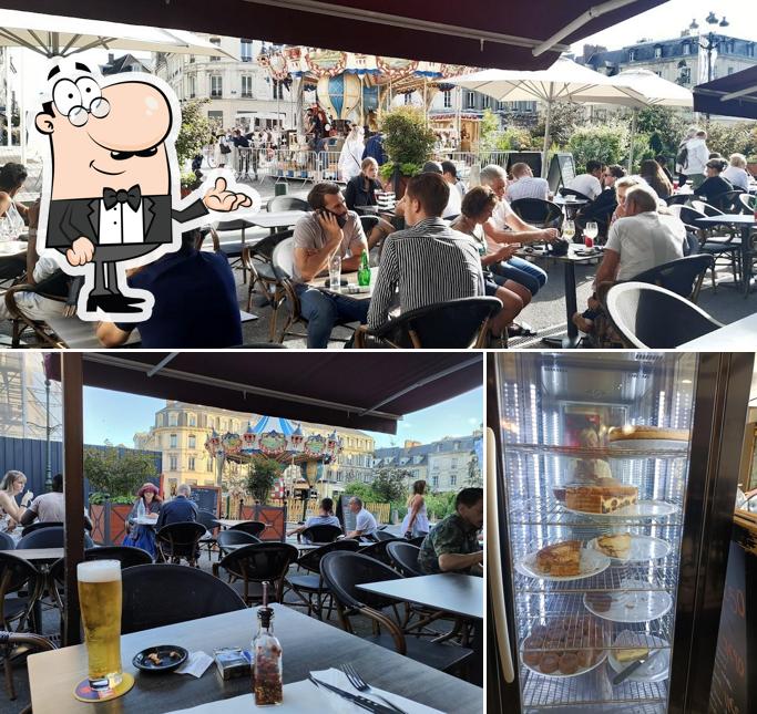 Installez-vous à l'une des tables de Le Cahors