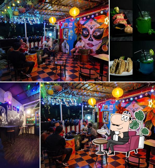 Take a seat at one of the tables at TL7 Café