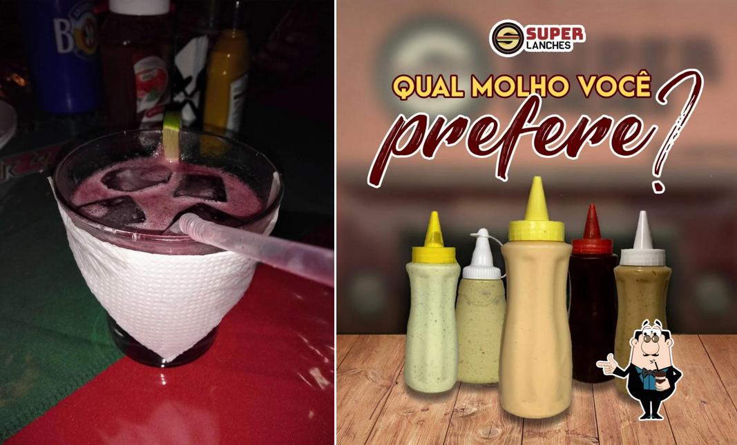 Desfrute de um drinque no Super Lanches